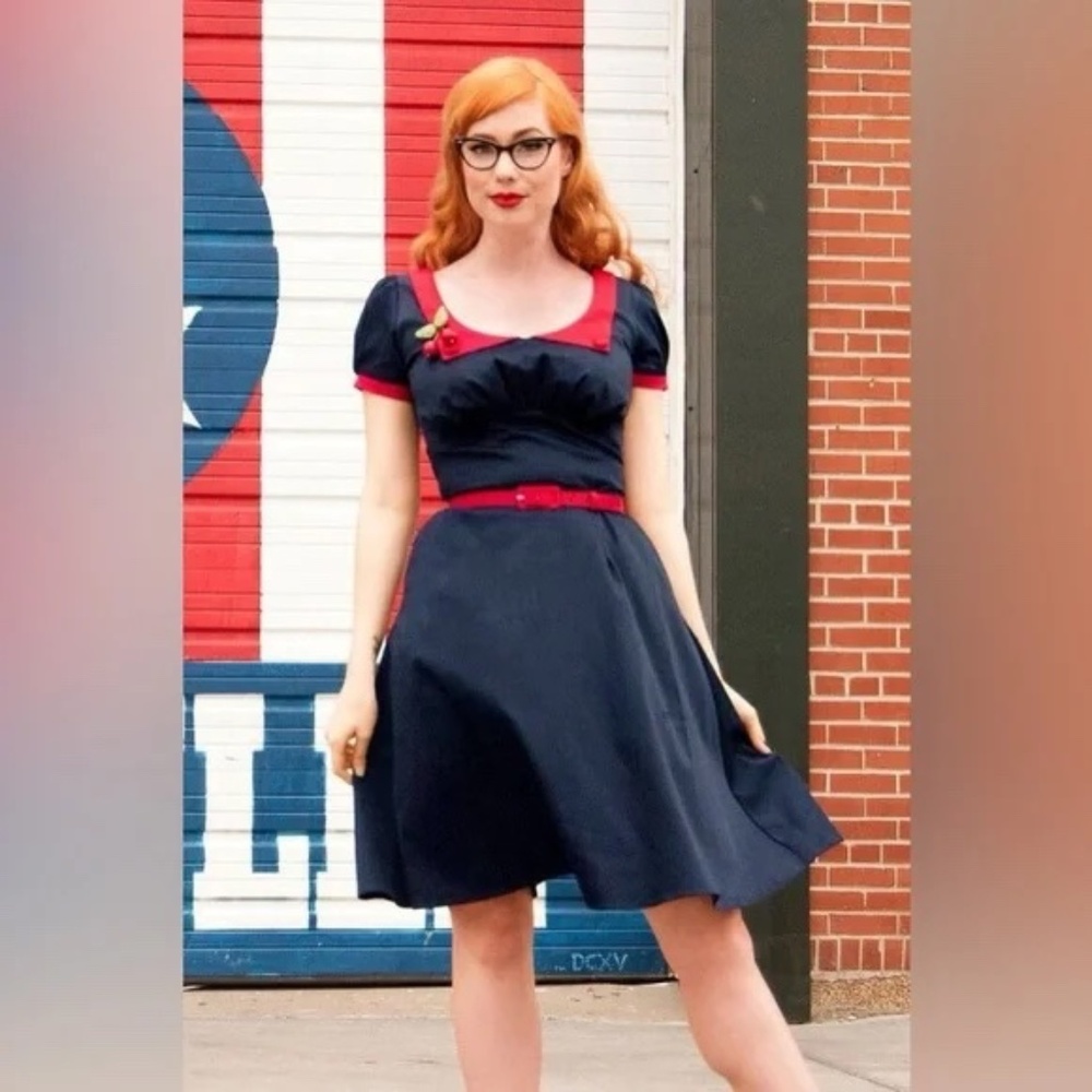 Pinup Couture | Pinup Girl Clothing | Dorothy Dress  | Preowned Size Small